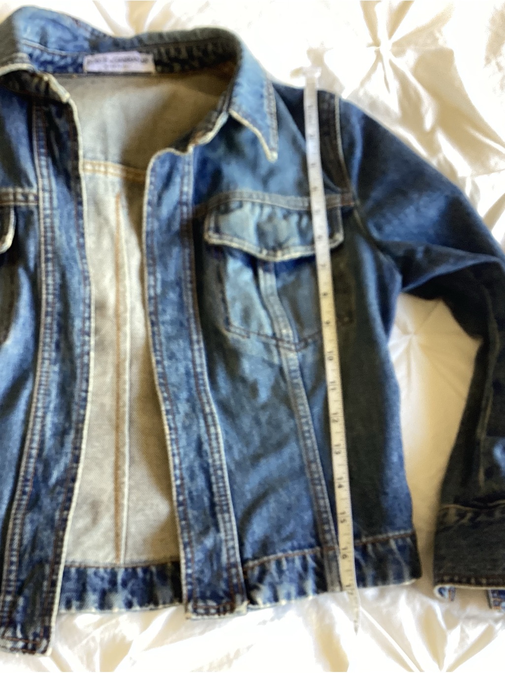 Dolce & Gabbana Blue Denim Crop Jacket S 6/42 — image 7 of 8